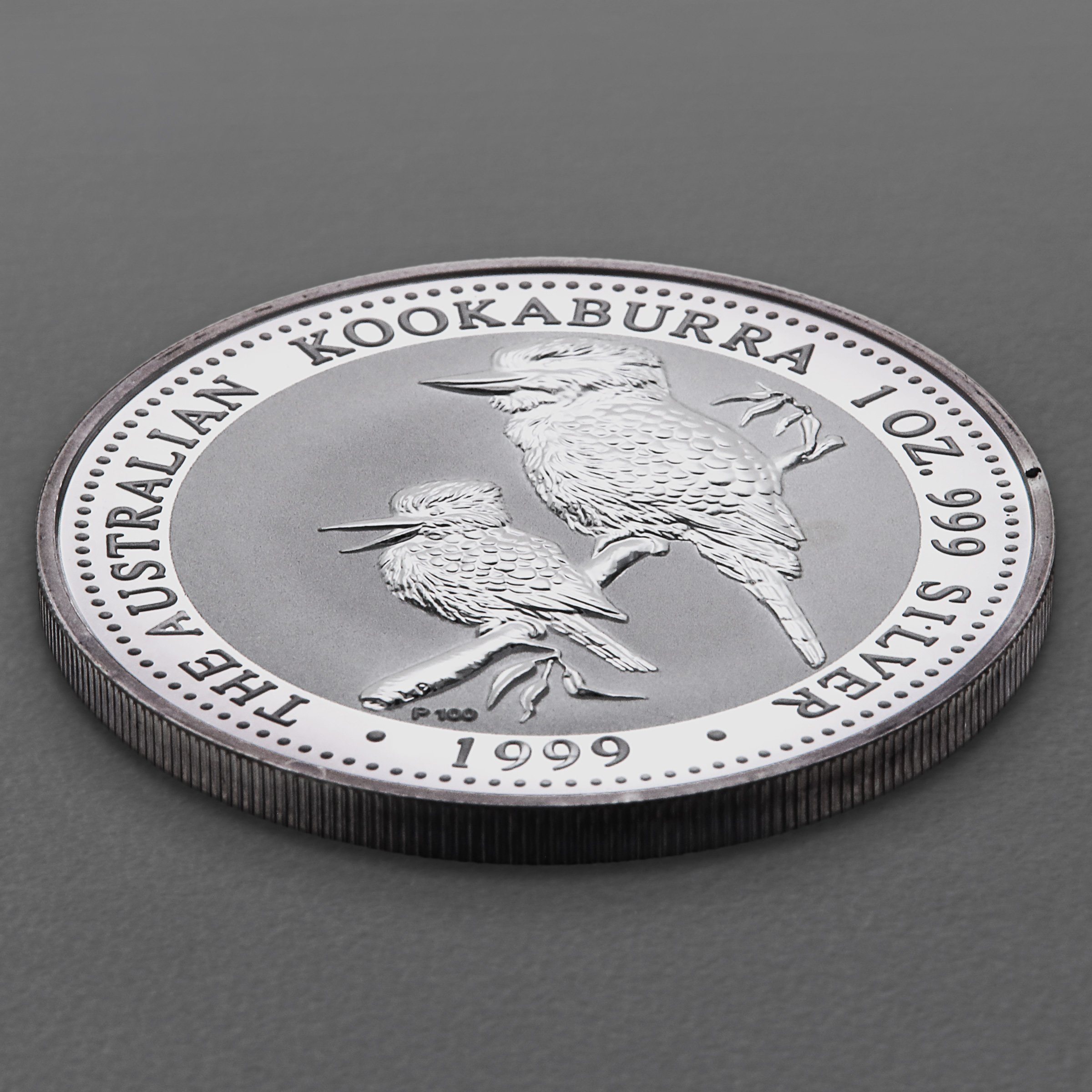 Silbermünze 1oz "Kookaburra" 1999 diff. (Australien) - Detailansicht 2