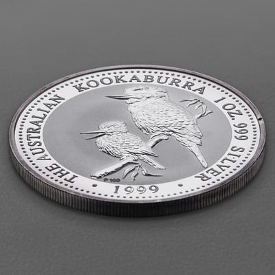 Silbermünze 1oz "Kookaburra" 1999 diff. (Australien) - Miniaturansicht 3
