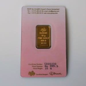 Goldbarren 10g PAMP "Love Always" - Miniaturansicht 3
