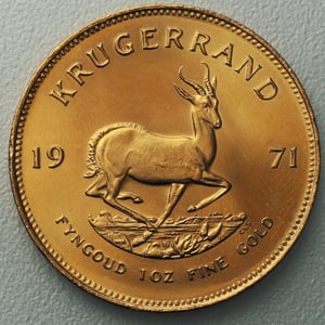 Goldmünze 1oz "Krügerrand" 1971 (Südafrika) - Hauptansicht