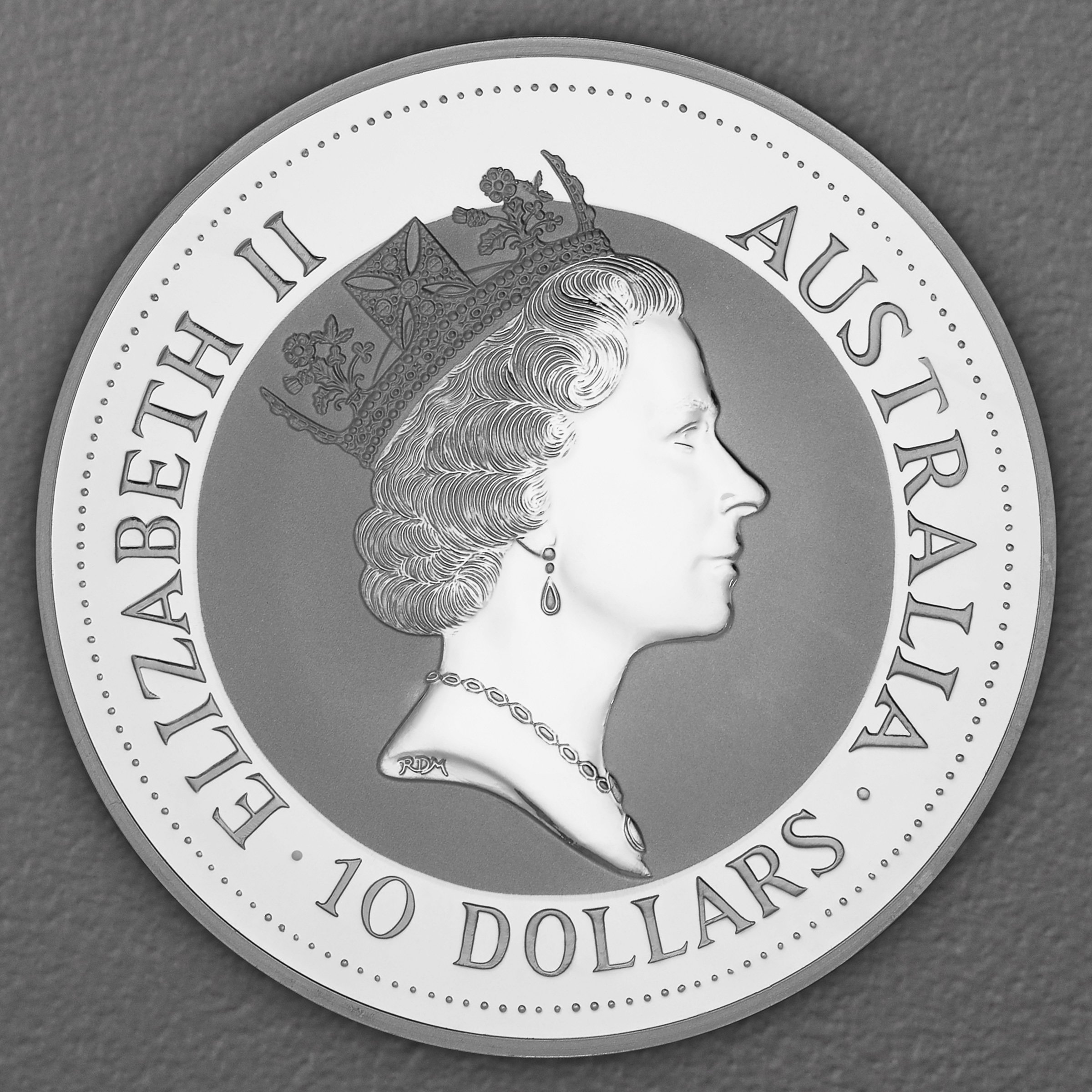 Silbermünze 10oz "Kookaburra" 1993 (Australien) - Detailansicht 1