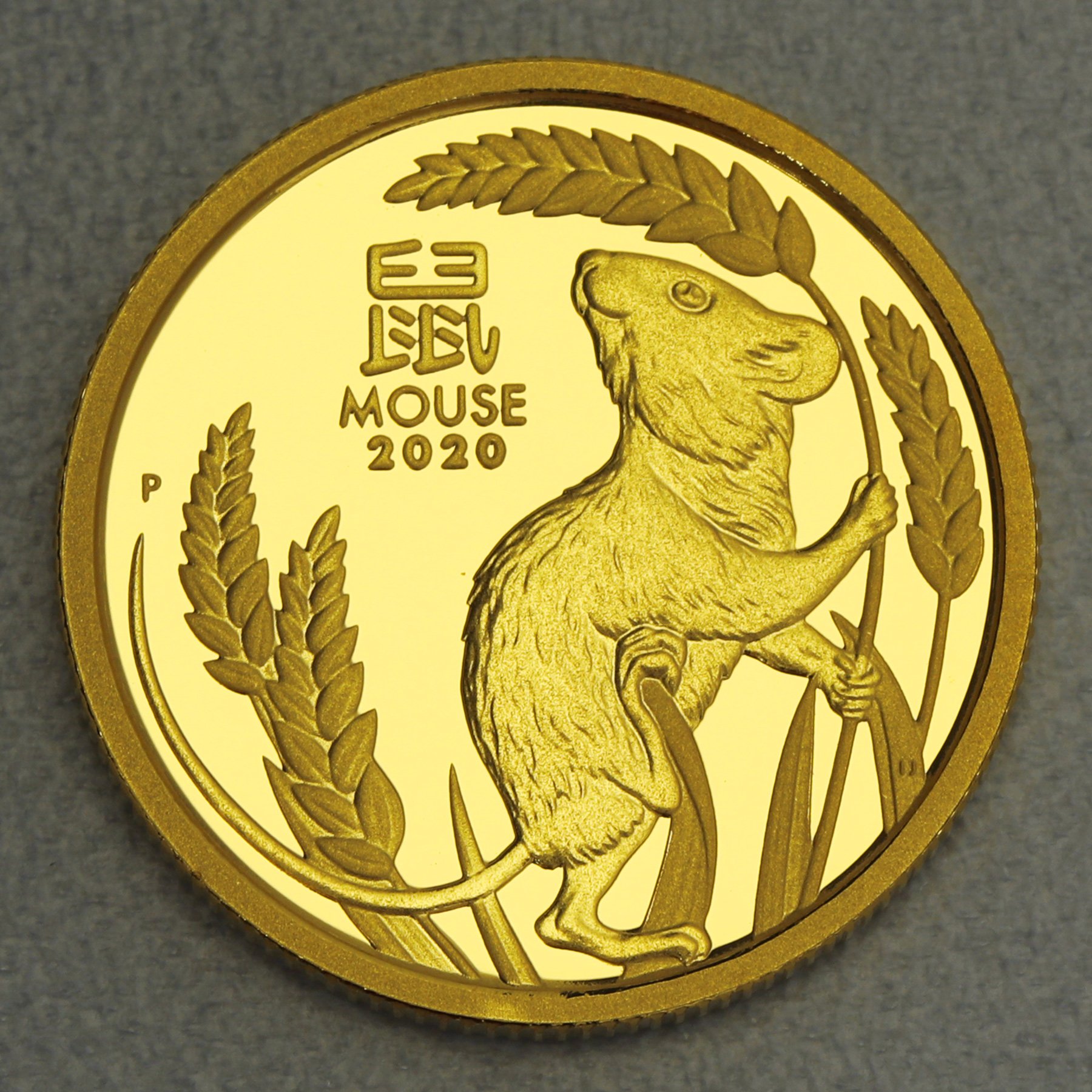 Goldmünze 1/4oz "Maus" 2020 (PP) Lunar III – Year of the Mouse (Australien) - Hauptansicht