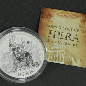 Silbermünze 5oz "Hera" 2022 Gods of Olympus (Tuvalu) - Miniaturansicht 3
