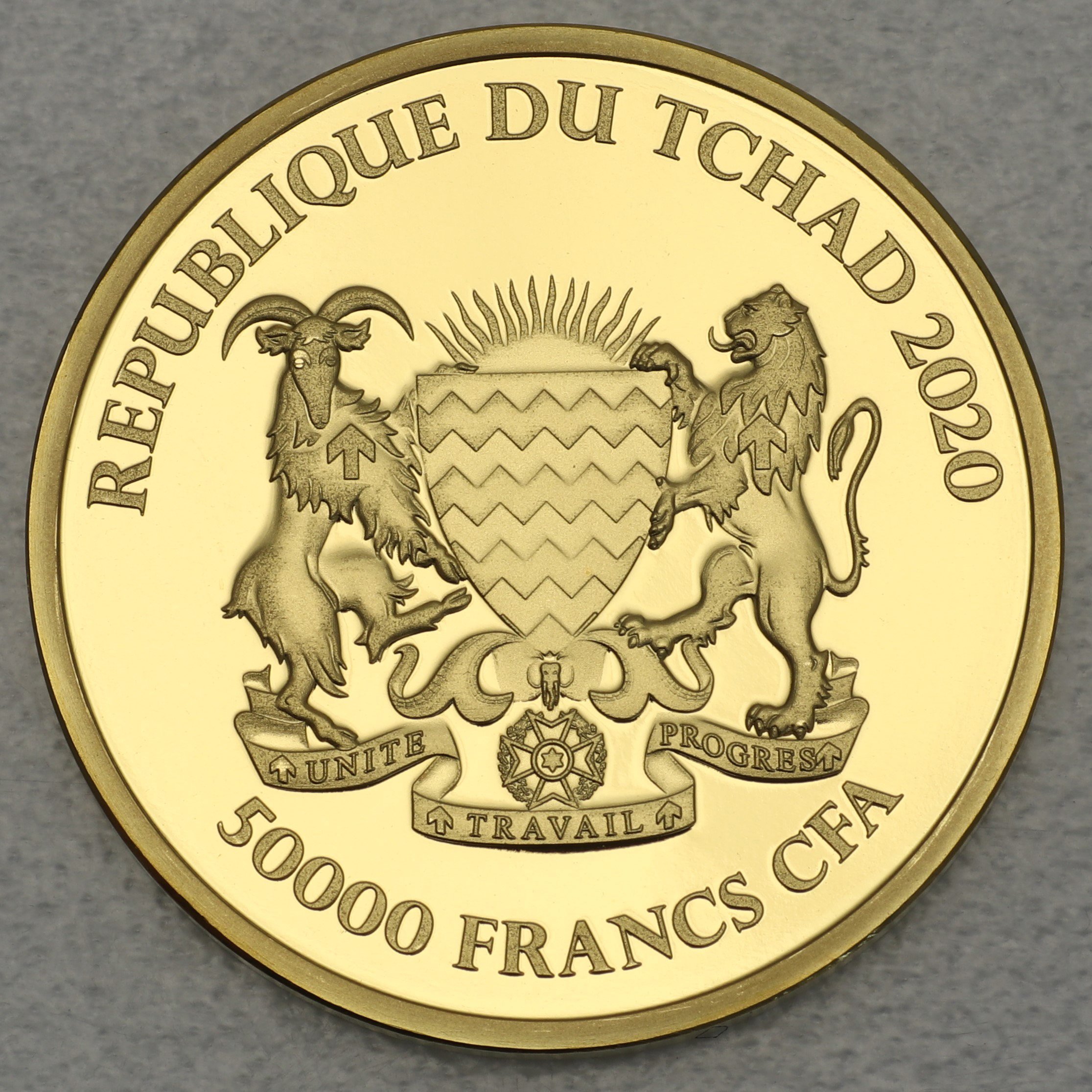 Goldmünze 1oz "Mandala Buffalo" 2020 (Tschad) - Detailansicht 1