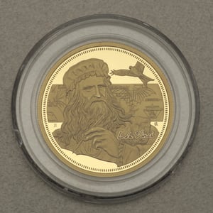 Goldmünze 1oz "Leonardo Da Vinci" 2021 Icons of Inspiration (Niue) - Miniaturansicht 1