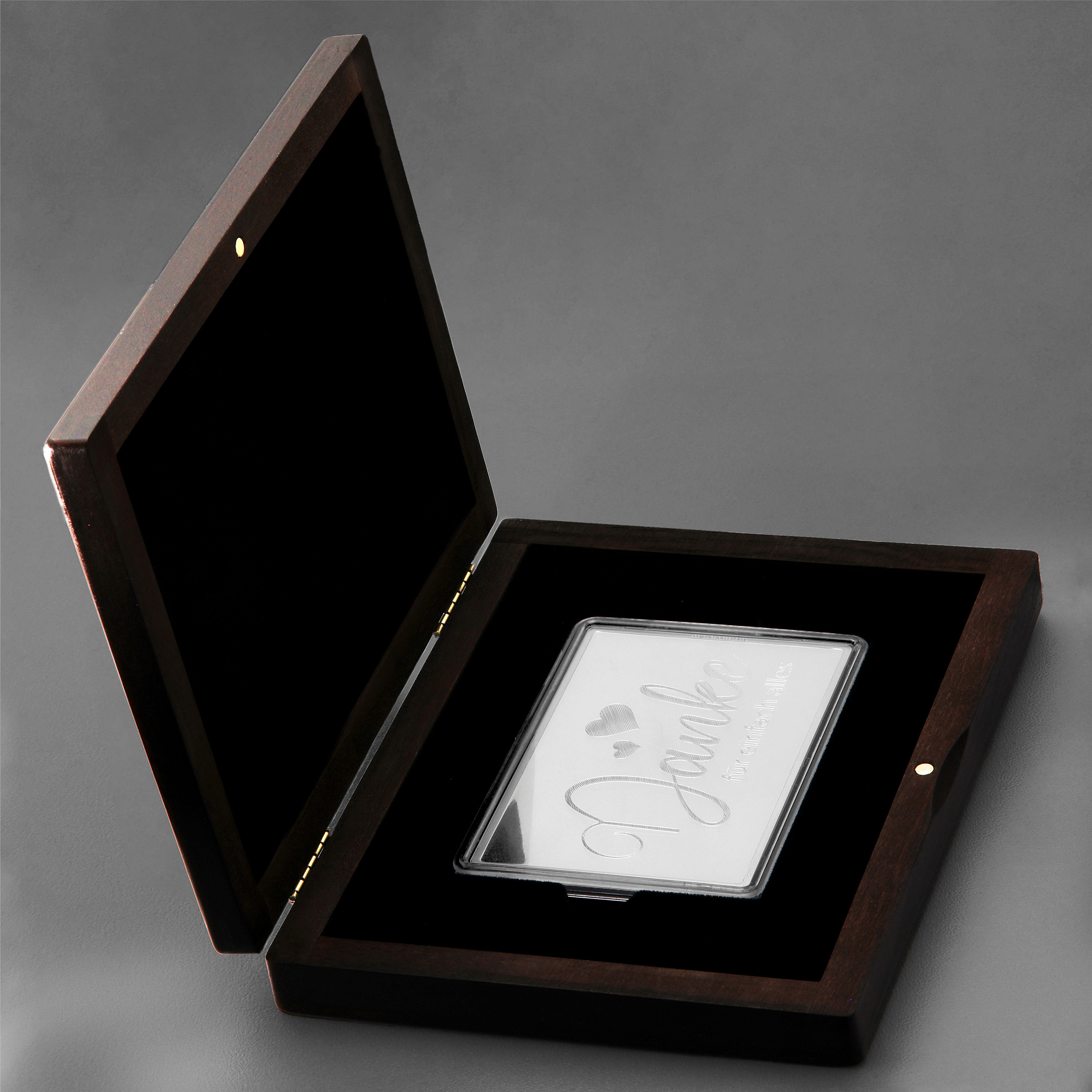 Premium-Geschenkbox "Echtholz" L (199x154mm) - Detailansicht 5