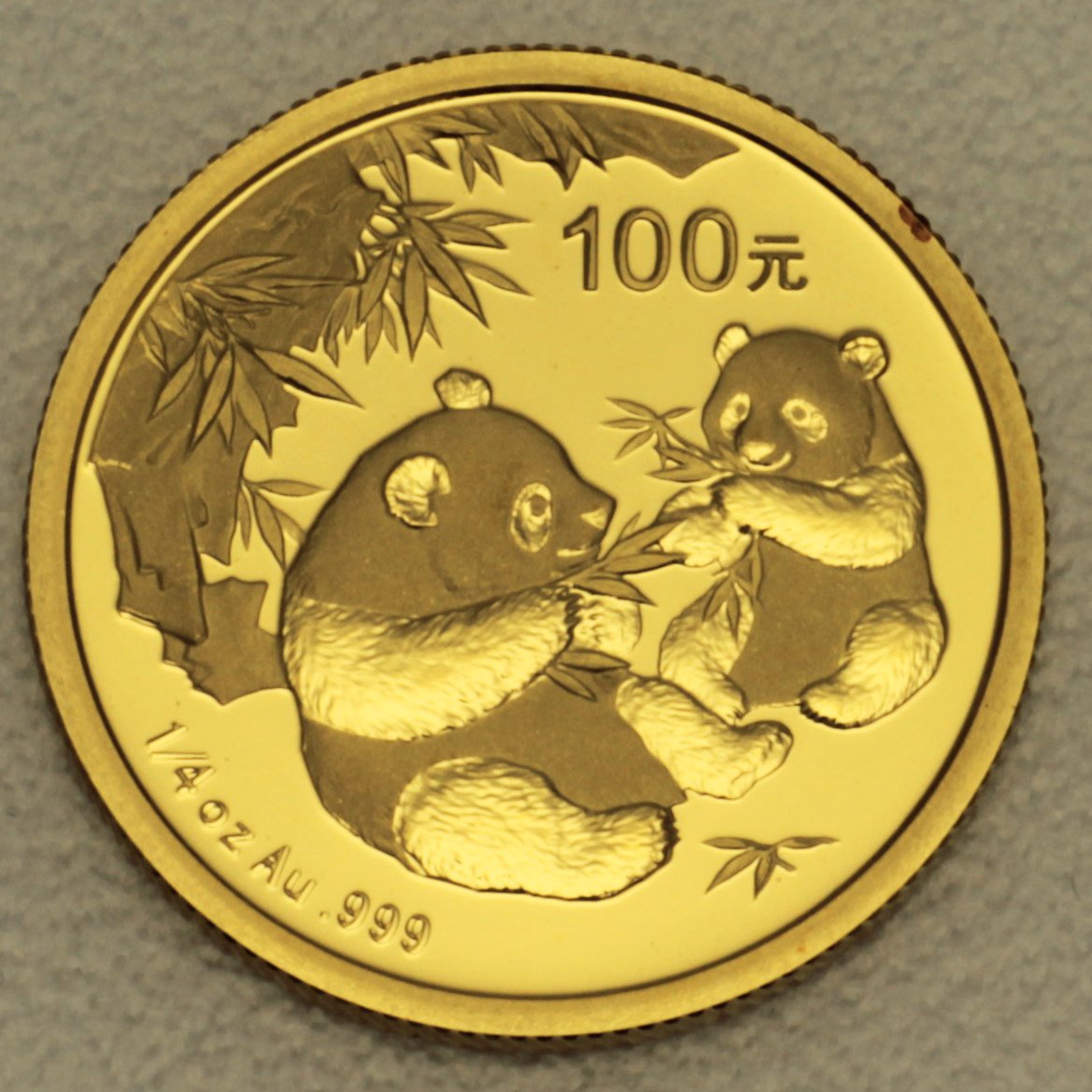 Goldmünze 1/4oz "Panda" 2006 (China) - Hauptansicht