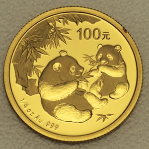 Goldmünze 1/4oz "Panda" 2006 (China) - Hauptansicht