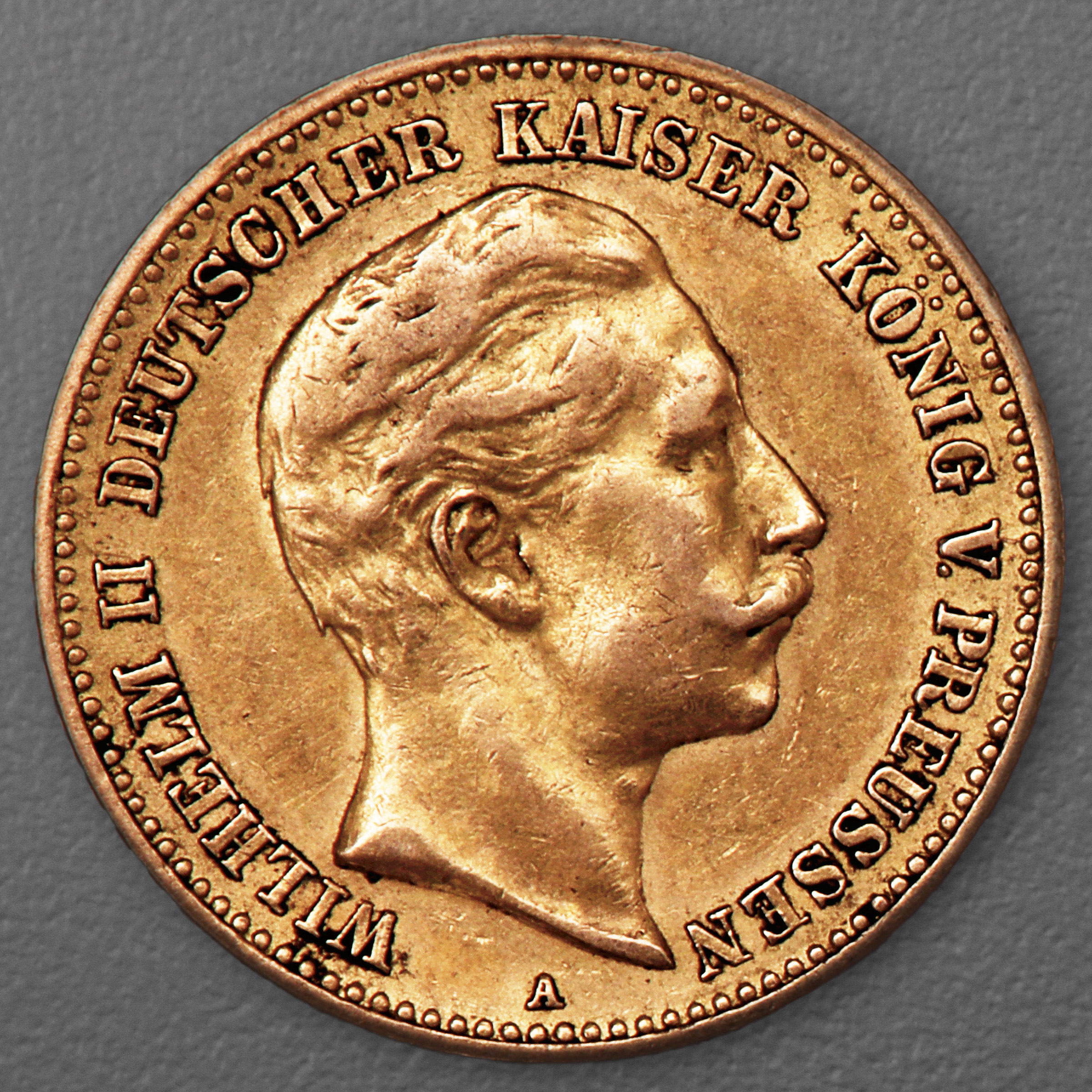 Goldmünze 10 Mark "Wilhelm II." 1902-A J.251 (Preußen) - Hauptansicht