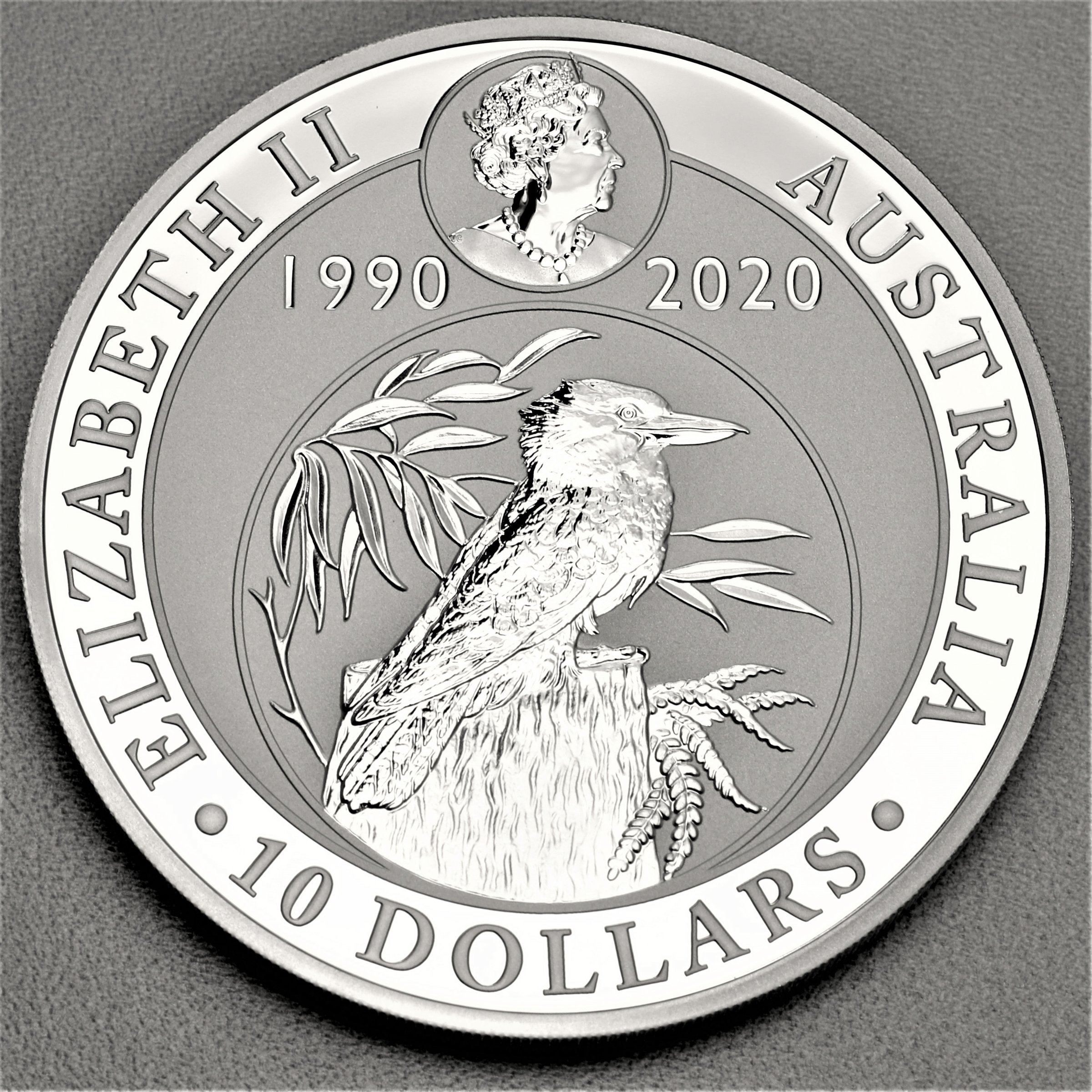 Silbermünze 10oz "Kookaburra" 2020 (Australien) - Detailansicht 1