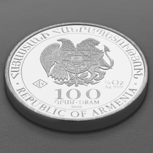 Silbermünze 1/4oz "Arche Noah" aktueller Jahrgang (Armenien) - Miniaturansicht 4