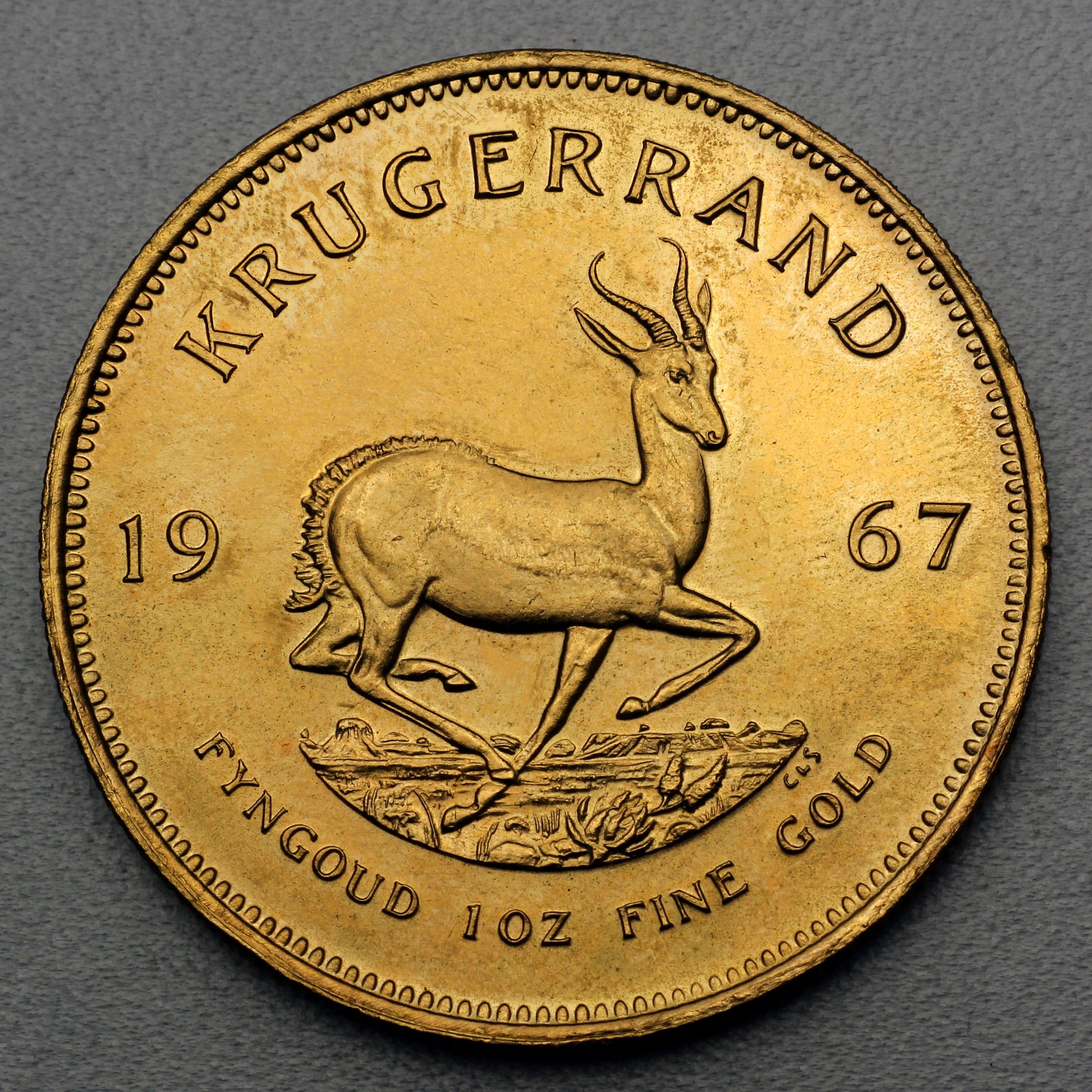 Goldmünze 1oz "Krügerrand" 1967 (Südafrika) - Hauptansicht
