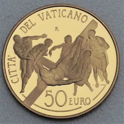 Goldmünze "50 Euro - 2011" Paulinische Kapelle (Vatikanstadt) - Hauptansicht