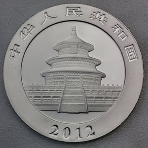 Silbermünze 1oz "Panda" 2012 (China) - Miniaturansicht 2