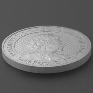 Silbermünze 1oz "Rhino" 2022 Cash Coin Indian Wildlife (St. Helena) - Miniaturansicht 4