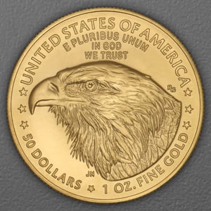 Goldmünze 1oz "American Eagle" aktueller Jahrgang (USA) - Hauptansicht