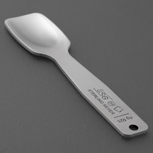 Gourmet-Löffel "Snackschaufel" Sterling-Silber - Miniaturansicht 4