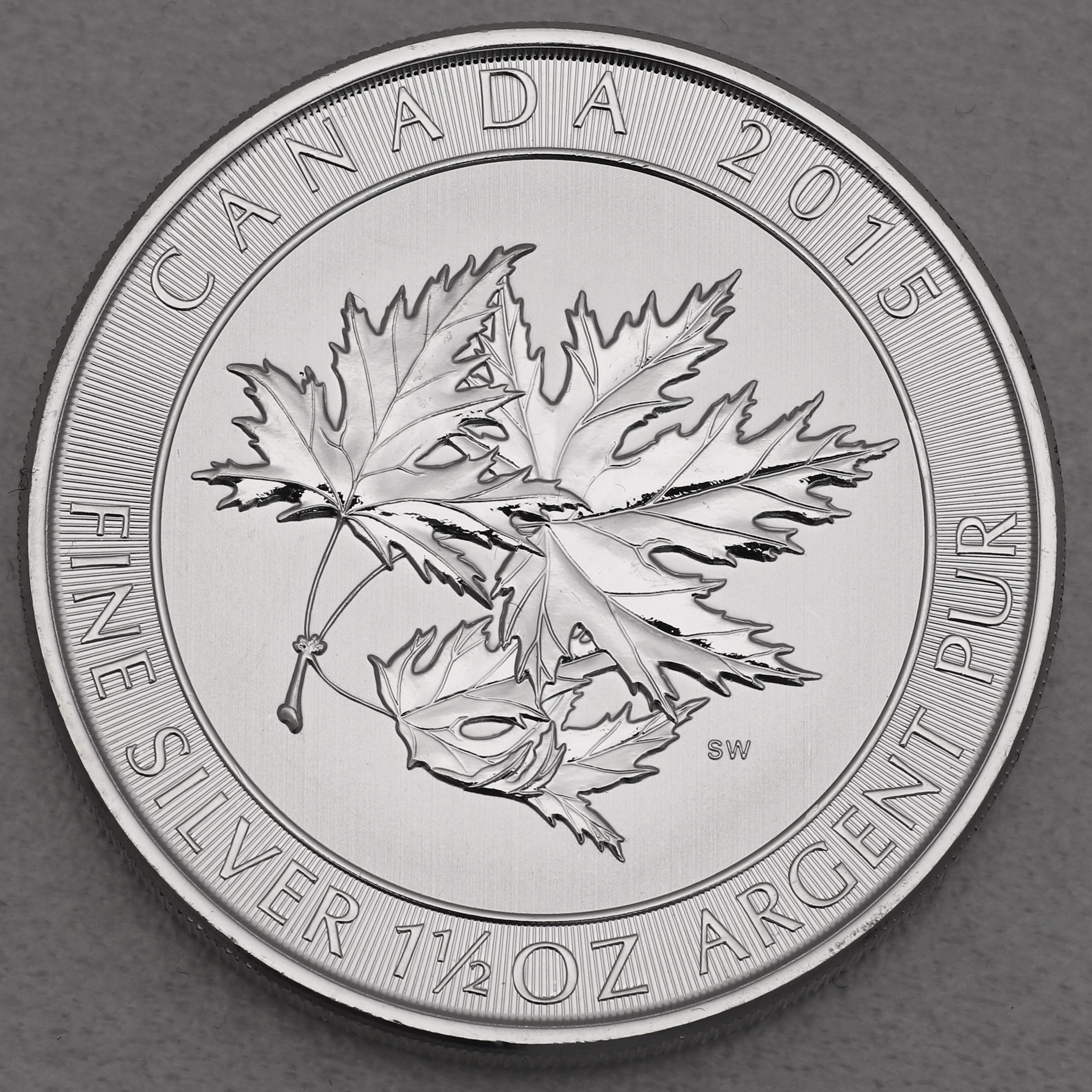 Silbermünze 1,5oz "Maple Superleaf" 2015 (Kanada) - Hauptansicht