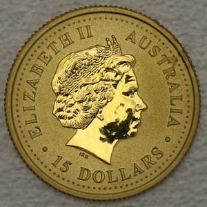 Goldmünze 1/10oz "Känguru" 2001 Australian Nugget (Australien) - Miniaturansicht 2