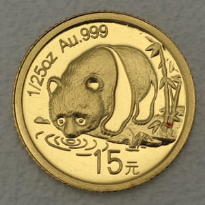Goldmünze 1/25oz "Panda" 2007 versch. Motive (China) - Miniaturansicht 22