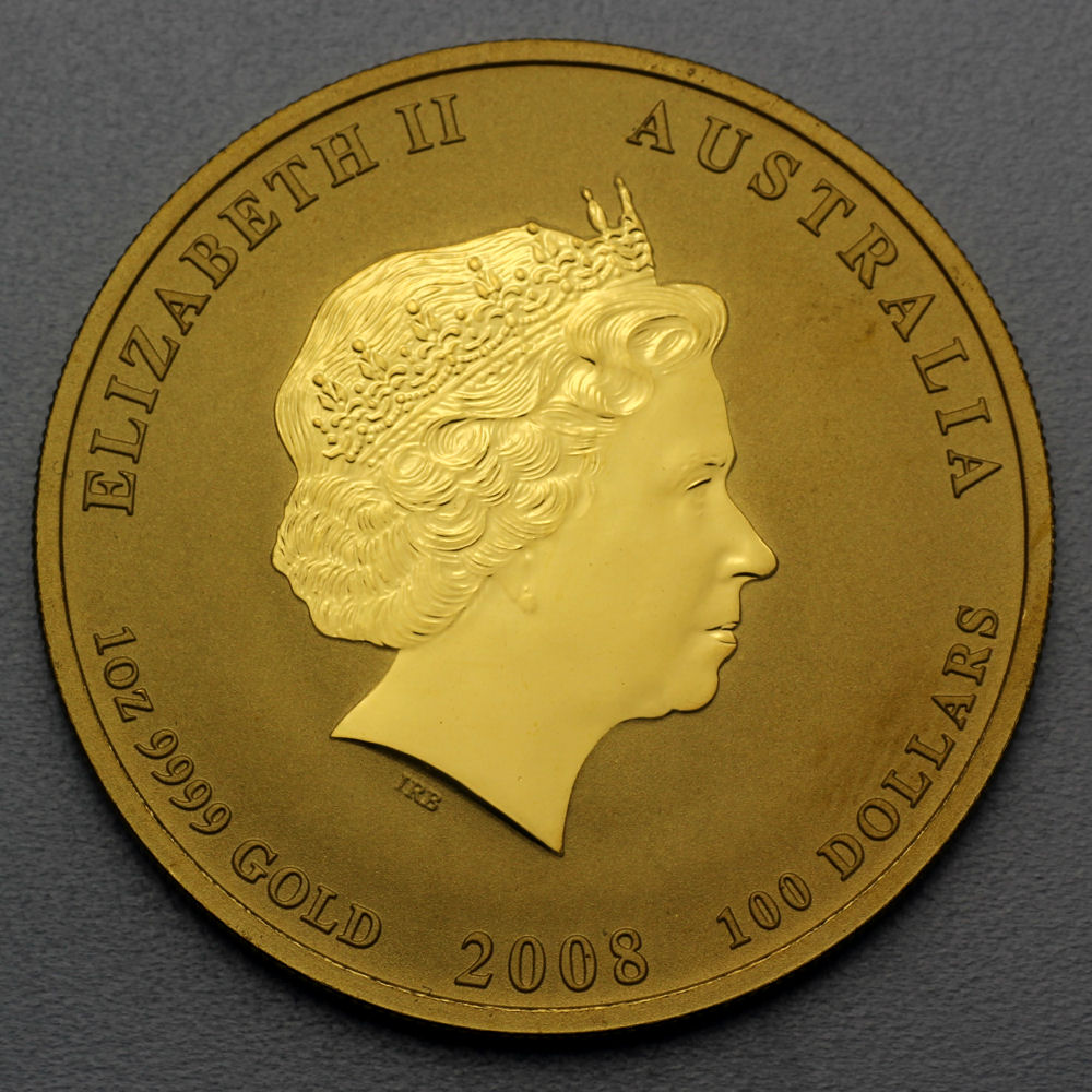 Goldmünze 1oz "Maus" 2008 Lunar II – Year of the Mouse (Australien) - Detailansicht 1