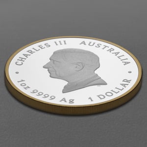 Silbermünze 3 x 1oz "H.M. Queen Elizabeth II 100th Anniversary" 2026 (PP/verg./kol.) Set – 3-teilig - Miniaturansicht 9