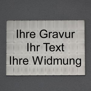 Silbertafel-Gravur (50x 1g Ag) "CombiBar" - Hauptansicht