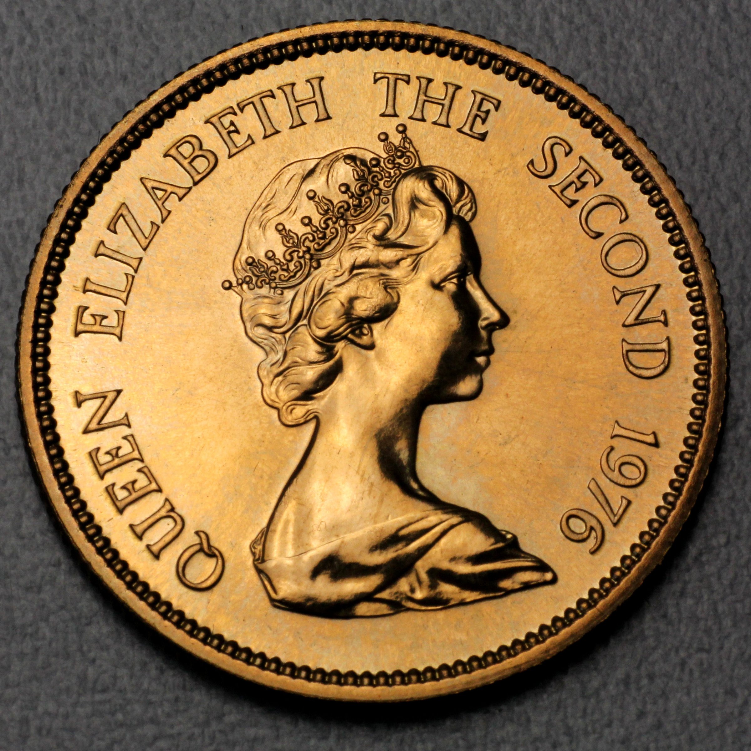 Goldmünze 1000 Dollar "Year of the Dragon" 1976 (Hongkong) - Detailansicht 1