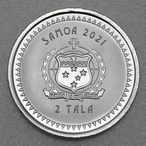Silbermünze 1oz "Pacific Mermaid" 2021 19% (Samoa) - Miniaturansicht 2