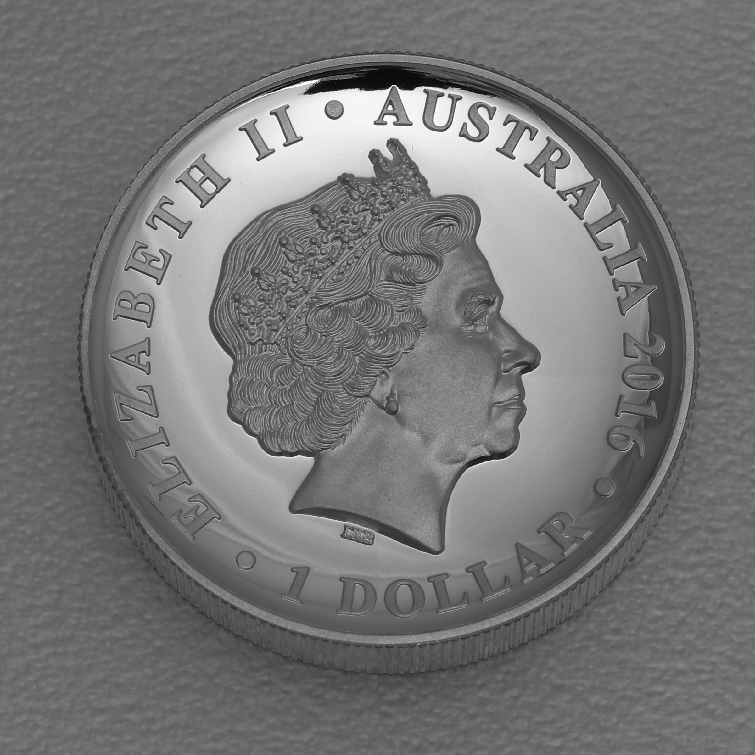 Silbermünze 1oz "90th Birthday" 2016 (PP/HR) H. M. Queen Elizabeth II. (Australia) - Detailansicht 1