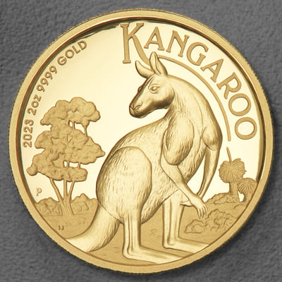 Goldmünze 2oz "Känguru" 2023 (PP/HR) (Australien) - Miniaturansicht 1
