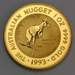 Goldmünze 1oz "Känguru" 1993 Australian Nugget (Australien) - Hauptansicht