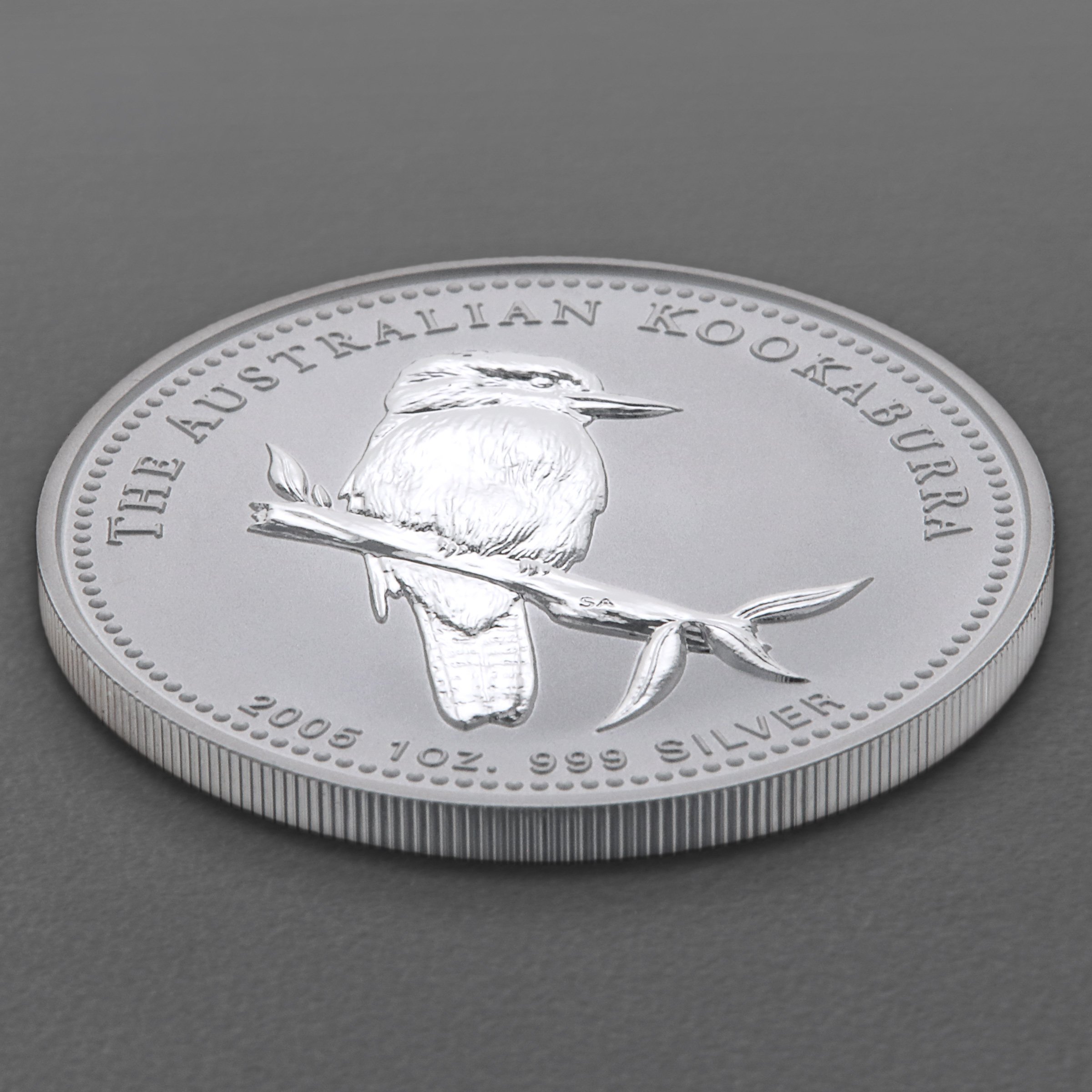 Silbermünze 1oz "Kookaburra" 2005 (Australien) - Detailansicht 2