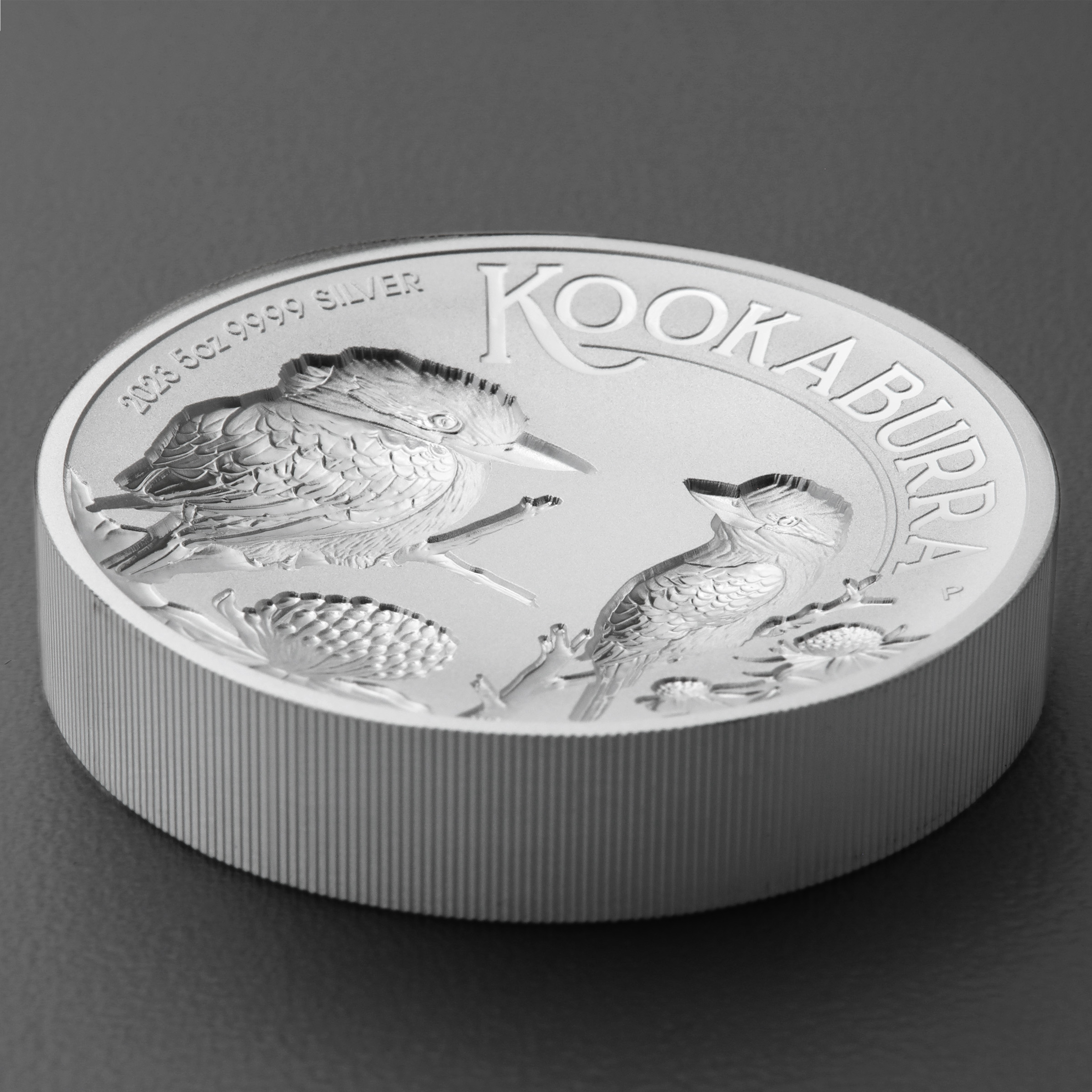 Silbermünze 5oz "Kookaburra" 2023 (Incused) (Australien) - Detailansicht 2
