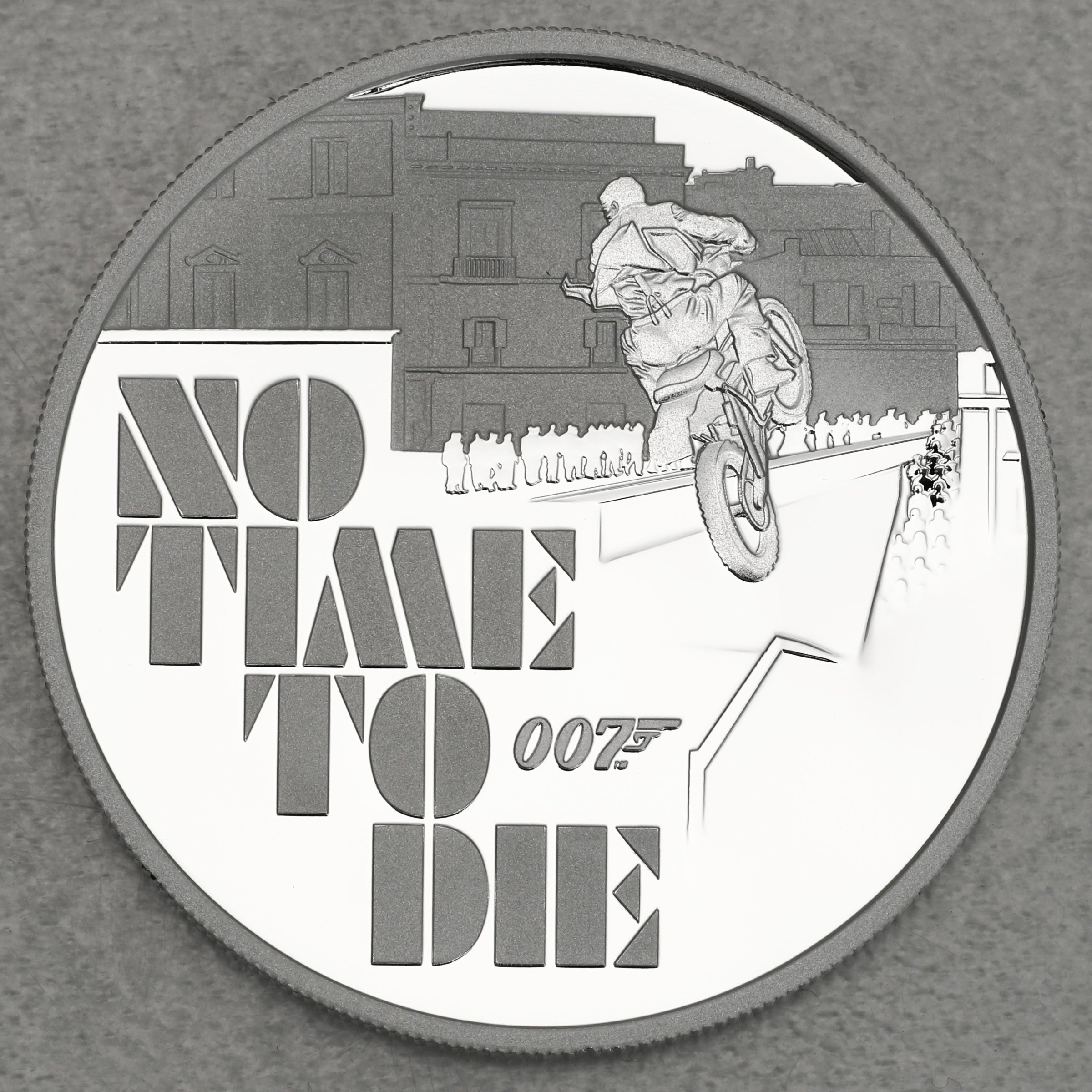 Silbermünze 1oz "NO TIME TO DIE" 2020 (PP) James Bond (Tuvalu) - Hauptansicht