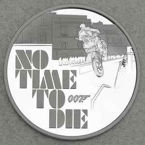 Silbermünze 1oz "NO TIME TO DIE" 2020 (PP) James Bond (Tuvalu) - Hauptansicht