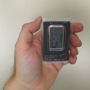Platinbarren 50g VALCAMBI (Pt) - Miniaturansicht 5
