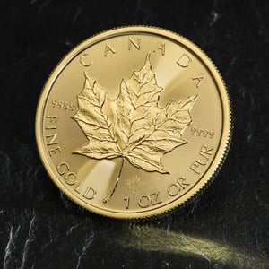 Goldmünze 1oz "Maple Leaf" aktueller Jahrgang (Kanada) - Miniaturansicht 6