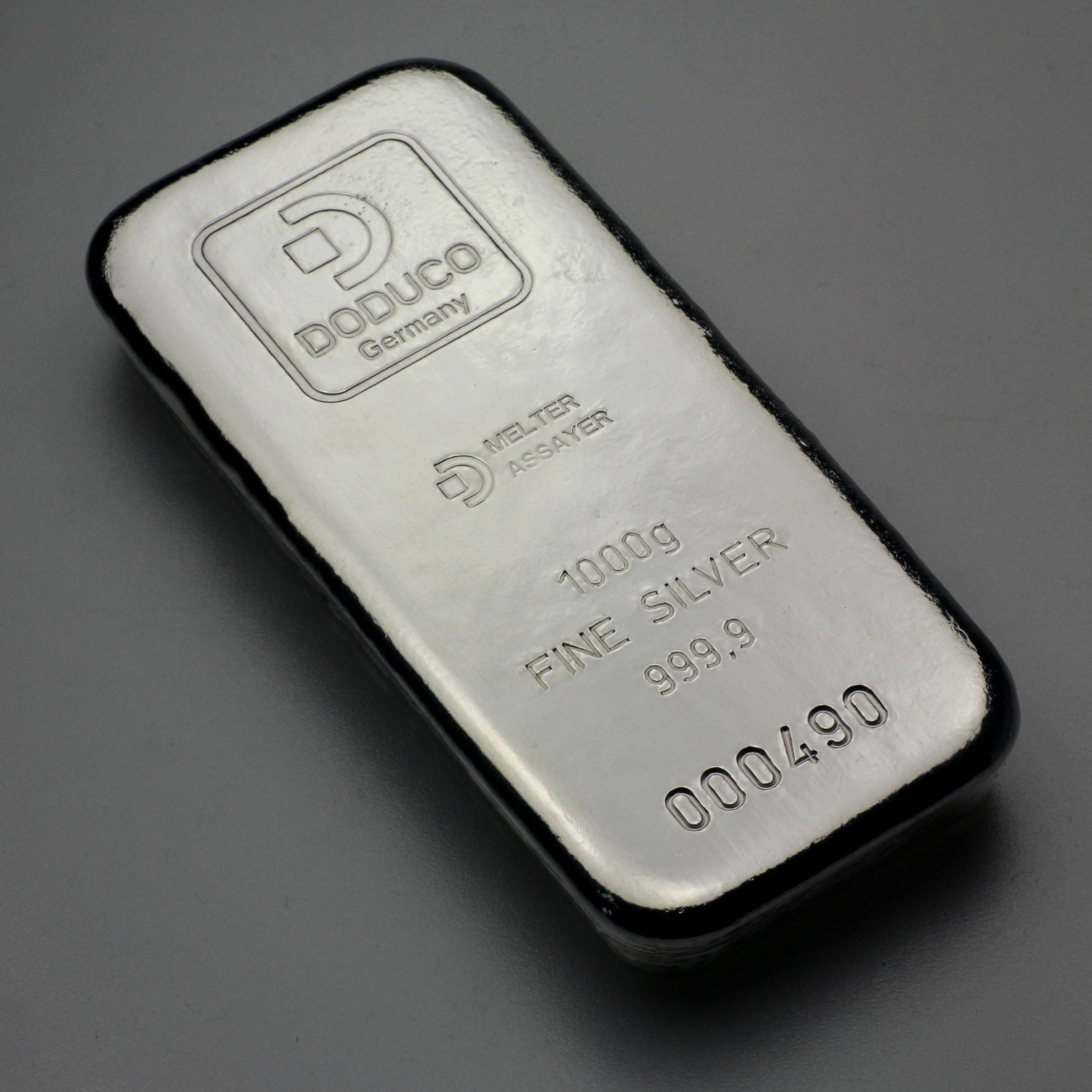 Silberbarren 1kg Doduco - Hauptansicht