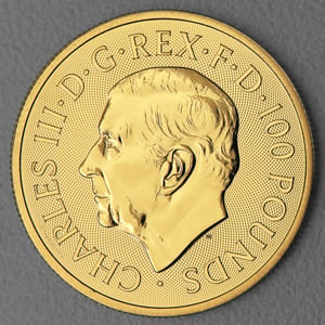 Goldmünze 1oz "Bull of Clarence" 2023 Royal Tudor Beasts (Großbritannien) - Miniaturansicht 2