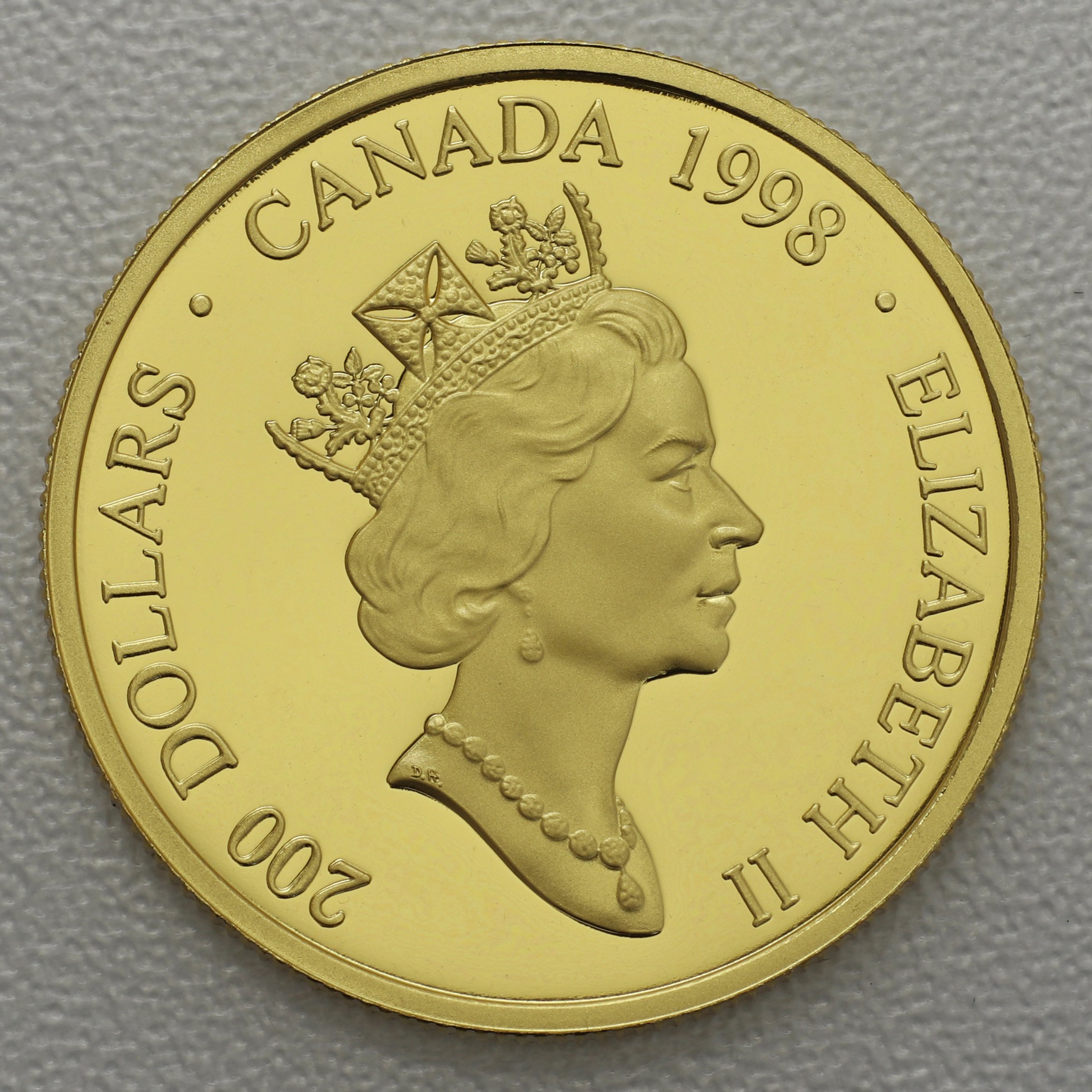 Goldmünze 200 Dollar "White Buffalo" 1998 (Kanada) - Detailansicht 1