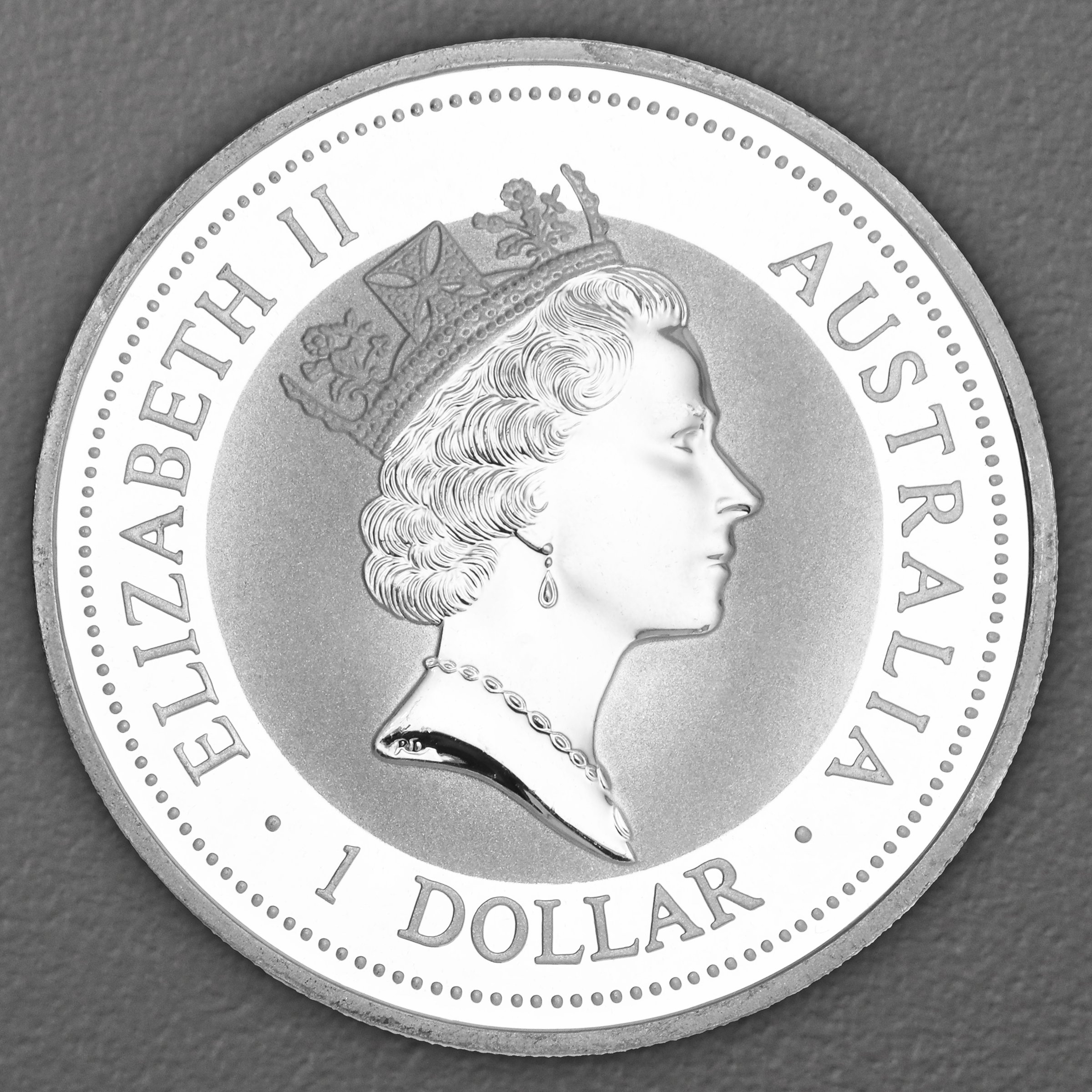 Silbermünze 1oz "Kookaburra" 1997 (Australien) - Detailansicht 1