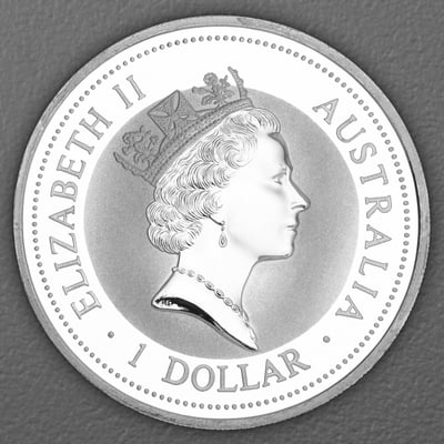Silbermünze 1oz "Kookaburra" 1997 (Australien) - Miniaturansicht 2
