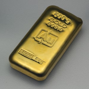 Goldbarren 500g Au ESG, gegossen - Miniaturansicht 2