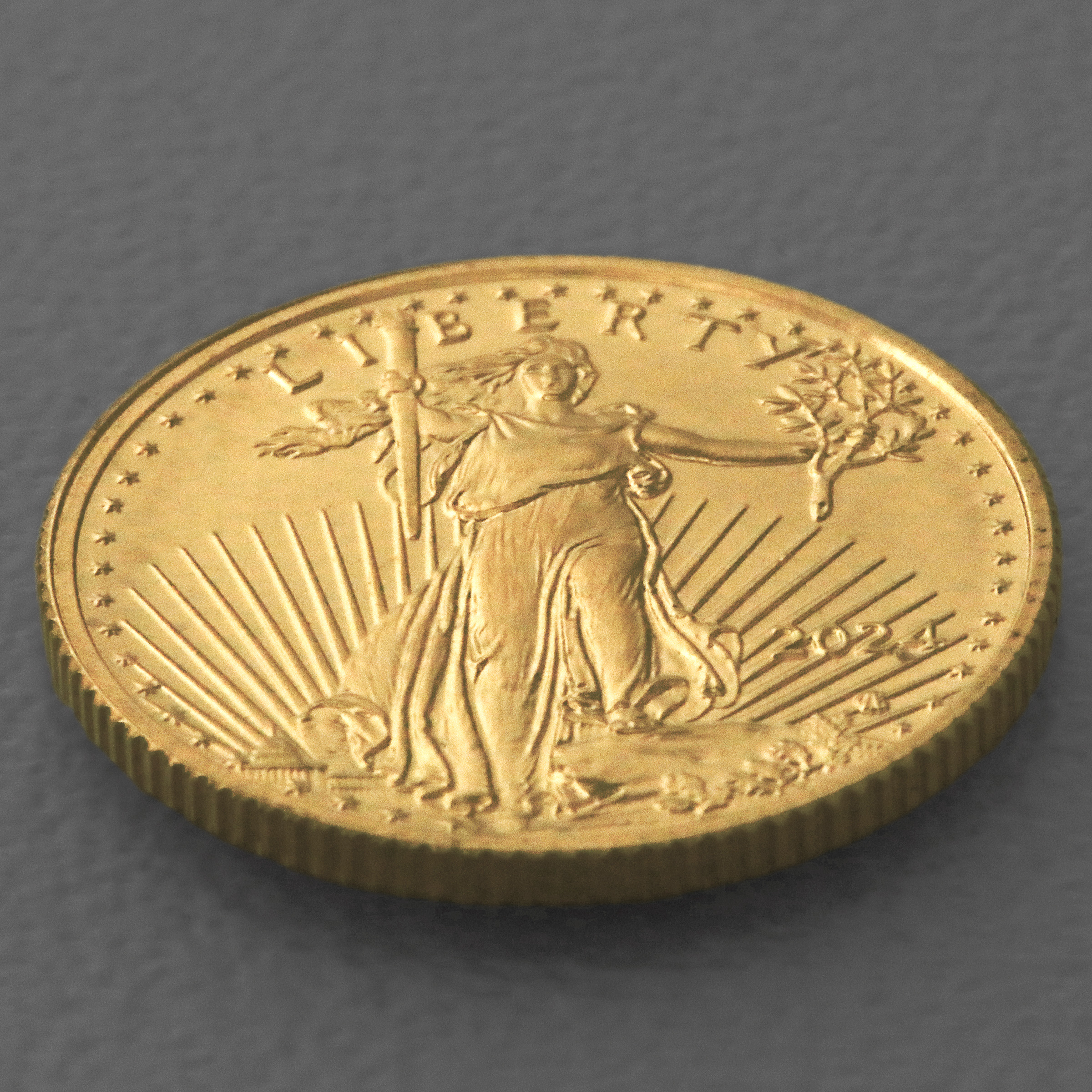 Goldmünze 1/10oz "American Eagle" 2024 (USA) - Detailansicht 3