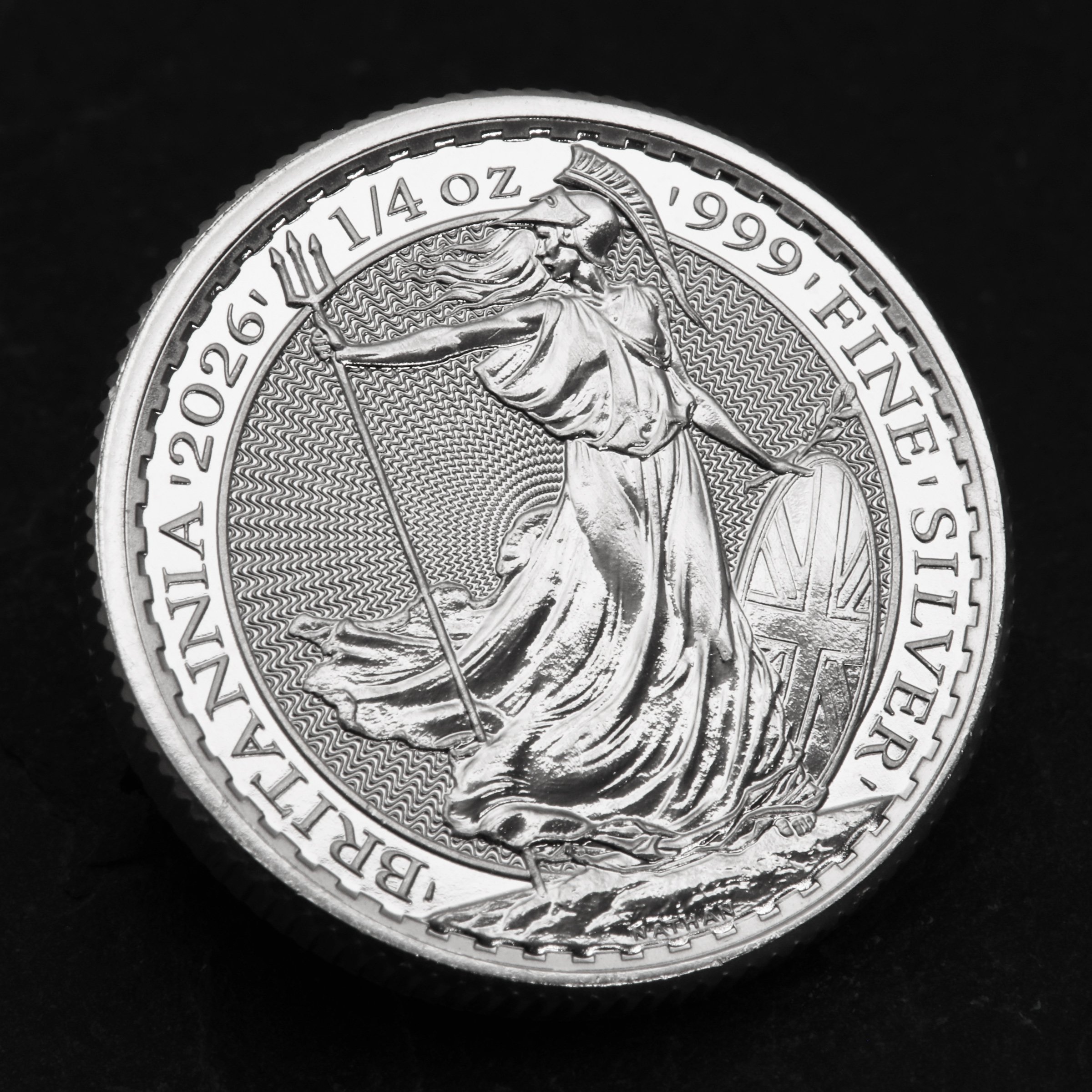 Silbermünze 1/4oz "Britannia" aktueller Jahrgang (Großbritannien) - Detailansicht 4