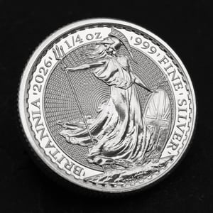 Silbermünze 1/4oz "Britannia" aktueller Jahrgang (Großbritannien) - Miniaturansicht 5