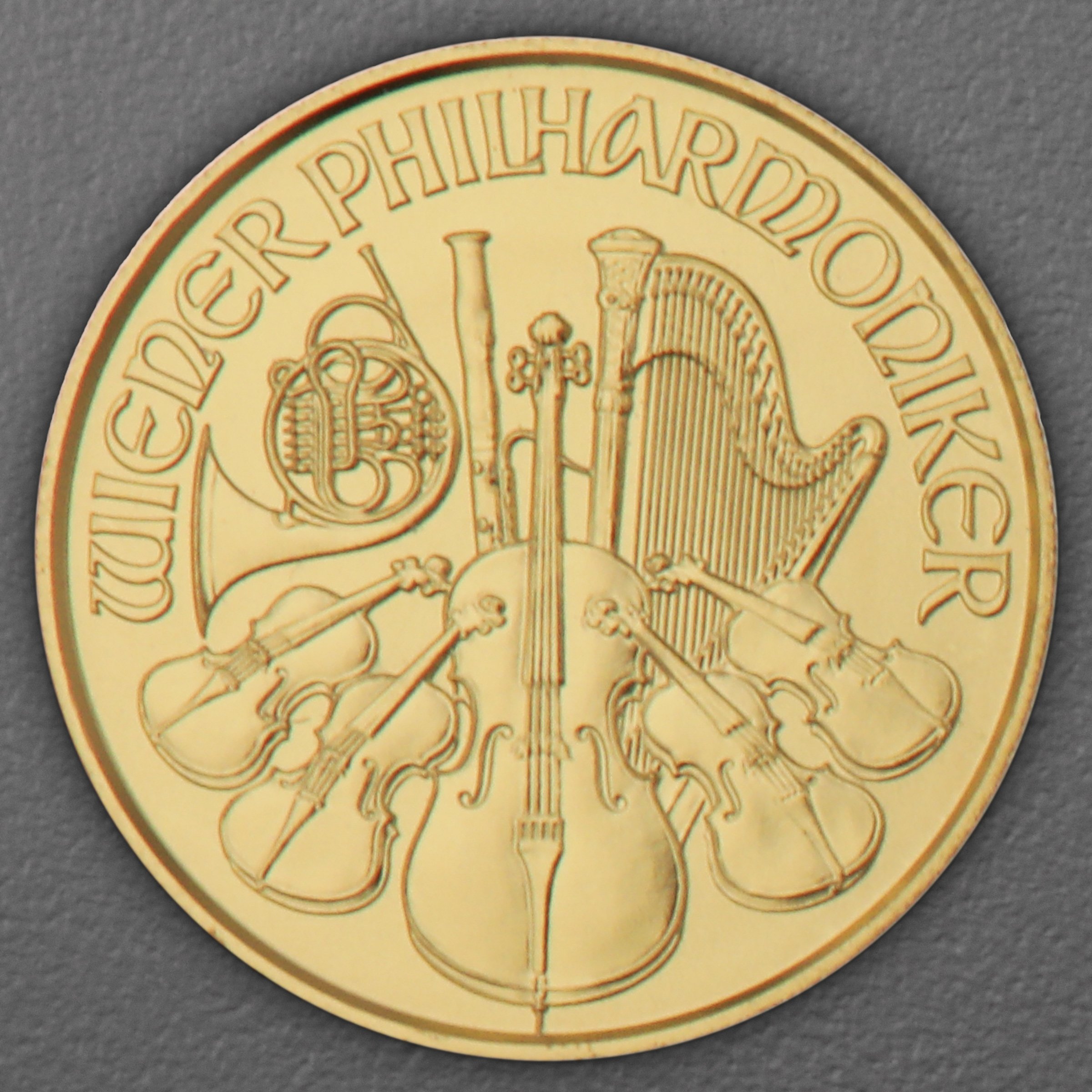 Goldmünze 1/25oz "Wiener Philharmoniker" aktueller Jahrgang (Österreich) - Hauptansicht
