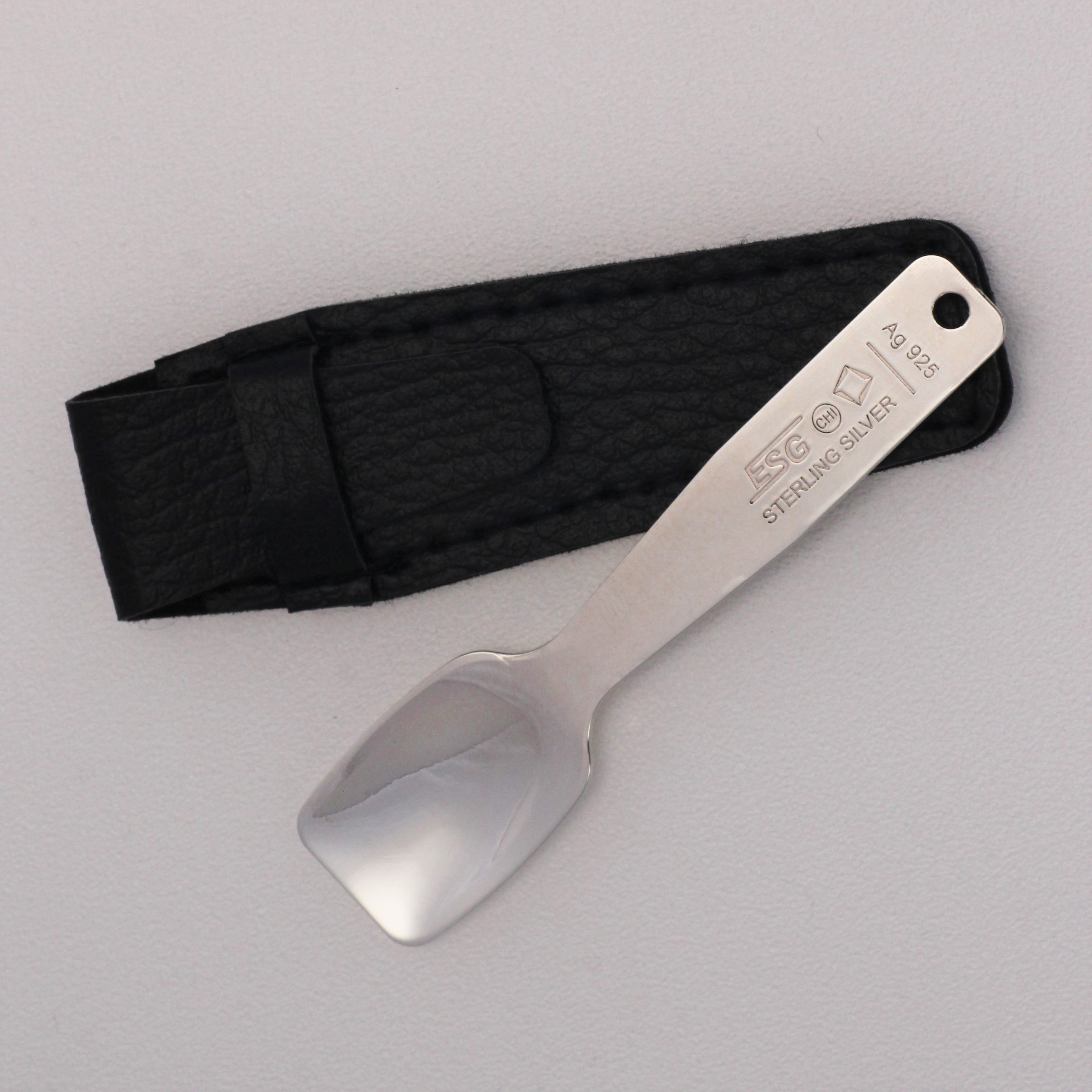 Gourmet-Löffel "Silver-Spoon" 925er Ag, gravierbar - Detailansicht 3