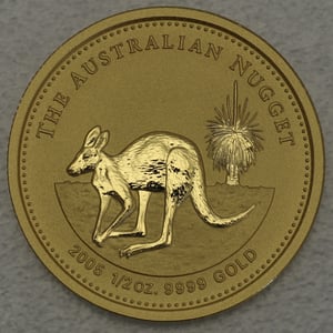 Goldmünze 1/2oz "Känguru" 2005 Australian Nugget (Australien) - Hauptansicht